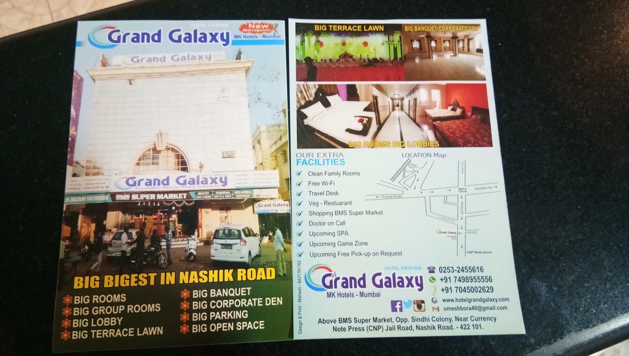 Grand Galaxy Hotel Krishna Nashik Dış mekan fotoğraf